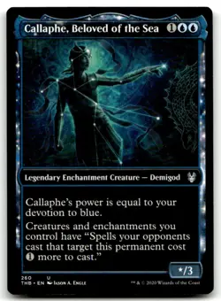 MTG Callaphe, Beloved of the Sea (Showcase) U Theros Beyond Death 260 LP - Image 1