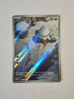 Snover 140/132 Illustration Rare Mega Evolution Pokemon Holo Near Mint - Image 1