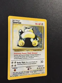 Pokemon TCG | Snorlax 11/64 | Jungle Holo Rare NO SYMBOL ERROR | LP | VINTAGE - Image 3