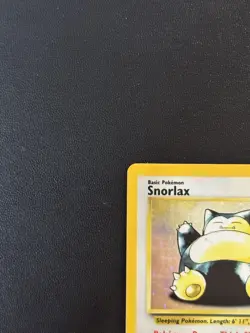 Pokemon TCG | Snorlax 11/64 | Jungle Holo Rare NO SYMBOL ERROR | LP | VINTAGE - Image 5