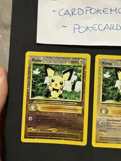 Pokemon Card X2 Pichu 35-Promo-Ita-black Star Wizard-Holo Reverse-Nm/mint! - Image 2