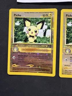 Pokemon Card X2 Pichu 35-Promo-Ita-black Star Wizard-Holo Reverse-Nm/mint! - Image 4