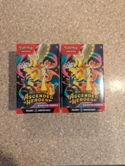 Pokemon Mega Evolutions Ascended Heroes Booster Bundle - SET OF 2 - Image 1