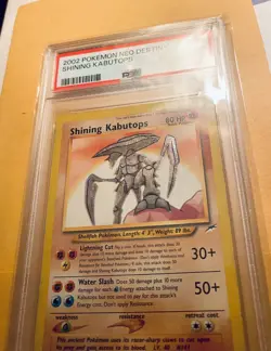Pokemon Shining Kabutops Neo Destiny Unlimited Holo Secret Rare #108 PSA 2 - Image 3