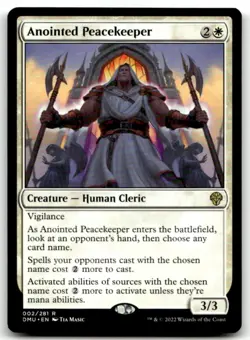 MTG Anointed Peacekeeper R Dominaria United 2 LP - Image 1