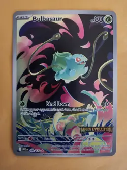 Bulbasaur Pokemon Mega Evolutions 133/132 Stamped Promo NM - Image 1