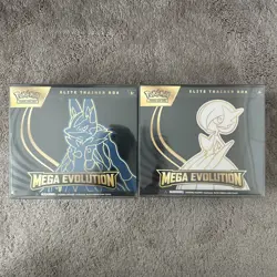 Pokemon Mega Evolution Base Set Elite Trainer Box ETB Set of 2 - Factory Sealed - Image 1