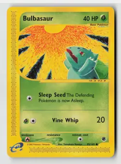 Pokemon - Bulbasaur (95) - 095/165 Expedition - Common - NM - Image 1