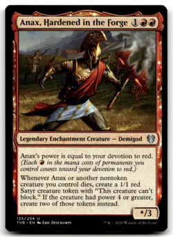 MTG Anax, Hardened in the Forge U Theros Beyond Death 125 LP - Image 1