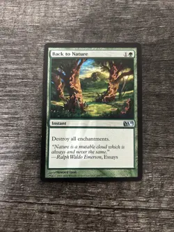 MTG 1x Back to Nature x1 LP Core Set 2011 (M11) - Image 1