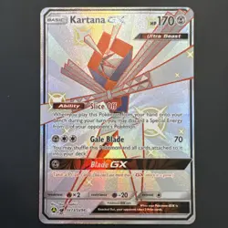 Kartana GX SV73/SV94 Pokemon Hidden Fates Shiny Vault Shiny GX Rare Near Mint - Image 1