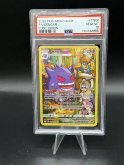 Pokemon Gengar Lost Origin Trainer Gallery Full Art #TG06 PSA 10 Gem Mint - Image 1