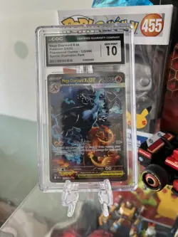Mega Charizard X EX #125 Phantasmal Flames SIR 2025 Pokemon CGC 10 - Image 1