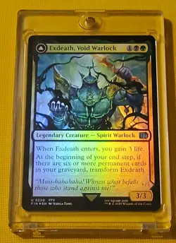 Exdeath, Void Warlock, Extended Art, Final Fantasy, Magic MTG NM - Image 1