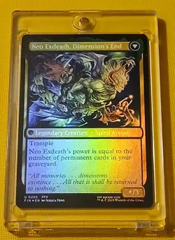 Exdeath, Void Warlock, Extended Art, Final Fantasy, Magic MTG NM - Image 2
