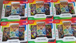 Pokemon First Partner Illustration Collection Case (6 Boxes) - Image 1