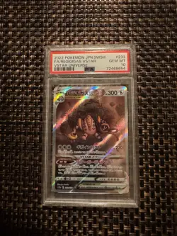2022 POKEMON JPN SWORD & SHIELD VSTAR UNIVERSE FULL ART/REGIGIGAS VSTAR PSA 10 - Image 1