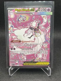Mega Diancie ex Special Illustration Rare 282/217 Ascended Heroes Pokemon TCG - Image 1
