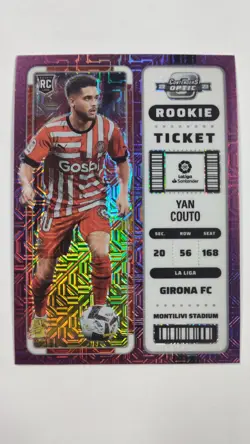 2022-23 Panini Chronicles Contenders Optic Rookie Ticket Yan Couto Red Mojo 293 - Image 1