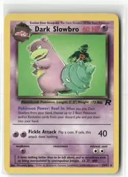 Pokemon Dark Slowbro (29) 29/82 Unlimited Team Rocket Rare - Image 1