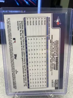 2025 Topps Chrome Update Series - Seranthony Dominguez #USC100 Red Wave /5 - Image 2