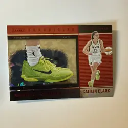 Caitlin Clark 2025 Panini Chronicles Shoe Game Red Indiana Fever WNBA - Image 1