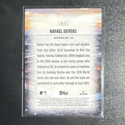 2025 Topps Home Field Advantage Insert Rafael Devers #HA-18 Boston Red Sox - Image 2