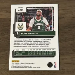 2022-23 Panini Donruss Optic Choice Red Prizm /88 Bobby Portis #101 - Image 2