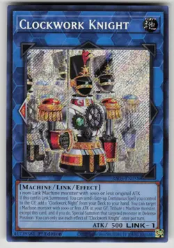 Clockwork Knight (Secret Rare) Rarity Collection 5 RA05-EN058 NM Yu-Gi-Oh - Image 1