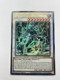 RA02-EN028 PSY-Framelord Omega : Ultimate Rare Card : 1st Edition : YuGiOh - Image 1