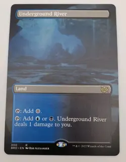 Underground River The Brothers' War BRO 1x MTG Magic Gathering x1 Borderless Reg - Image 1