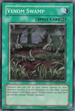 Venom Swamp TAEV-EN051 near mint common Yu-Gi-Oh! - Image 1