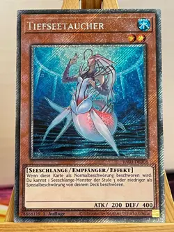 Tiefseetaucher RA03-DE004 Platinum Secret Rare Deutsch NM YUGIOH - Image 1
