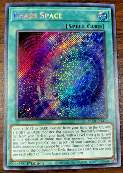 Chaos Space - BLCR-EN073 - Secret Rare - 1st Edition - Yu-Gi-Oh! - Near Mint - Image 1