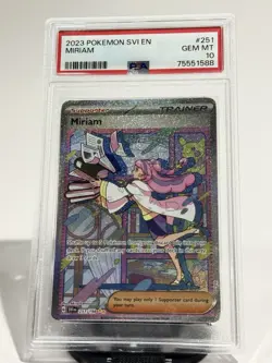 Miriam 2023 Pokemon Scarlet & Violet Special Illustration Rare #251 PSA 10 - Image 1