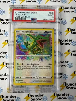 Rayquaza Vivid Voltage #138 2020 Pokemon PSA 9 143017645 - Image 1