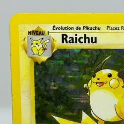 Raichu Unlimited Base Set 14/102 Holo French Pokemon Card - Image 3