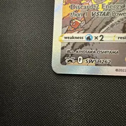 Pokemon TCG Charizard VSTAR Black Star Promo SWSH262 Holo Card NM Condition - Image 4