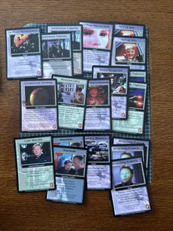 1998 PRECEDNCE BABYLON 5 CCG Lot Of 37 Cards And Shadows Wrapper - Image 2