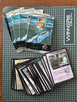 1997 PRECEDENCE BABYLON 5 CCG Lot Of 57 Cards And 4 Wrappers - Image 1