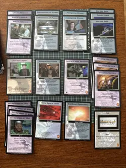 1997 PRECEDENCE BABYLON 5 CCG Lot Of 57 Cards And 4 Wrappers - Image 2