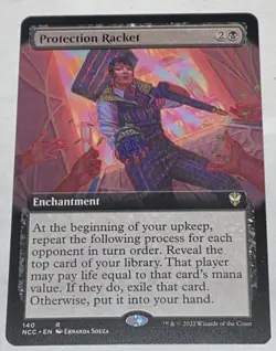 Protection Racket 140 Commander: Streets of New Capenna MTG MAGIC NEW UNPLAYED - Image 1