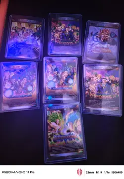 Dragon Ball TCG Energy Lot. 7 Cards. 2 Dups. - Image 1