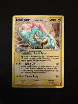Feraligatr Delta Species 2/101 Ex Dragon Frontiers Reverse Holo Pokemon Card LP - Image 1