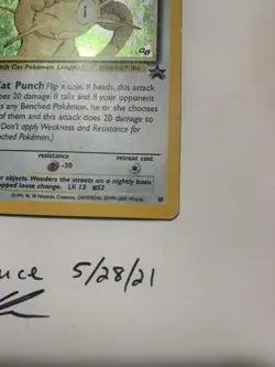 Meowth - 10 - Promo - Holo - Gameboy - Pokemon Card - WOTC - Image 4