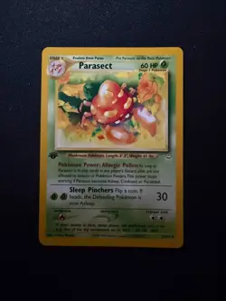 Parasect 35/64 - 2001 Neo Revelation 1st Edition WOTC Pokemon Card LP - Image 1