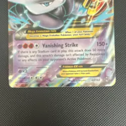 Pokemon M Mewtwo EX Ultra Rare Full Art Holo Mega 63/162 Card - Image 2