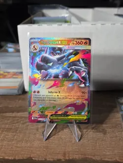 Pokemon Mega-Charizard-EX Holo Rare TCG Card 13/94 - Image 1