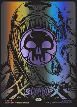 MTG Swamp (1952) - Raised Foil, NM-Mint, English Secret Lair Drop Series - Image 1