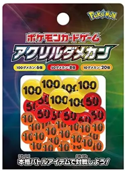 Pokemon Card Game Official Acrylic Damage Counters ver. F/S w/Tracking# Japan - Image 3